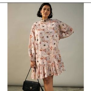 Anthropologie embellished dress